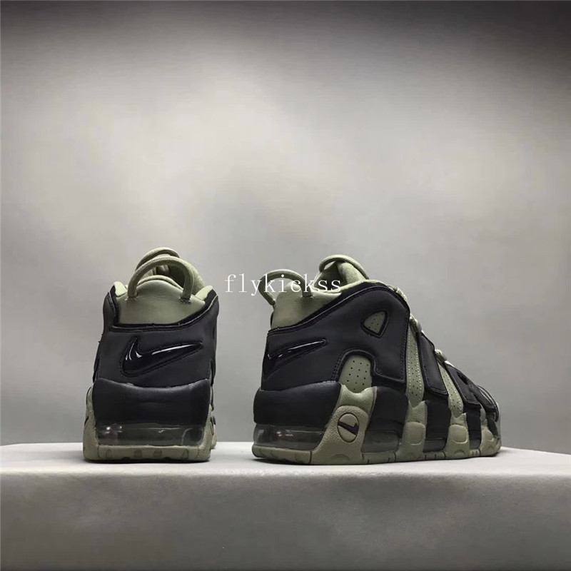 Nike Air More Uptempo Dark Green Black